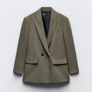 Zara women’s olive green blazer